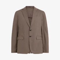 AllSaints Canta Single-breasted Regular-fit Cotton Blazer