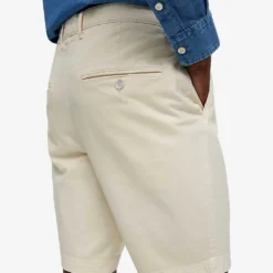 Boss Knee-length Slim-fit Stretch-cotton Gabardine Shorts 9 Boss Knee-length Slim-fit Stretch-cotton Gabardine Shorts -Default Template 4 R04081576 OPENWHITE ALT04