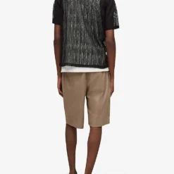 AllSaints Canta Regular-fit Mid-rise Cotton Shorts 8 AllSaints Canta Regular-fit Mid-rise Cotton Shorts -Default Template 4 R04082448 EARTHYBROWN ALT03