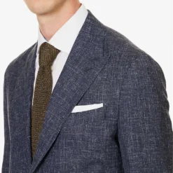 ELEVENTY Single-breasted Wool, Silk And Linen-blend Suit 12 ELEVENTY Single-breasted Wool, Silk And Linen-blend Suit -Default Template 4 R04082509 BLUE ALT04