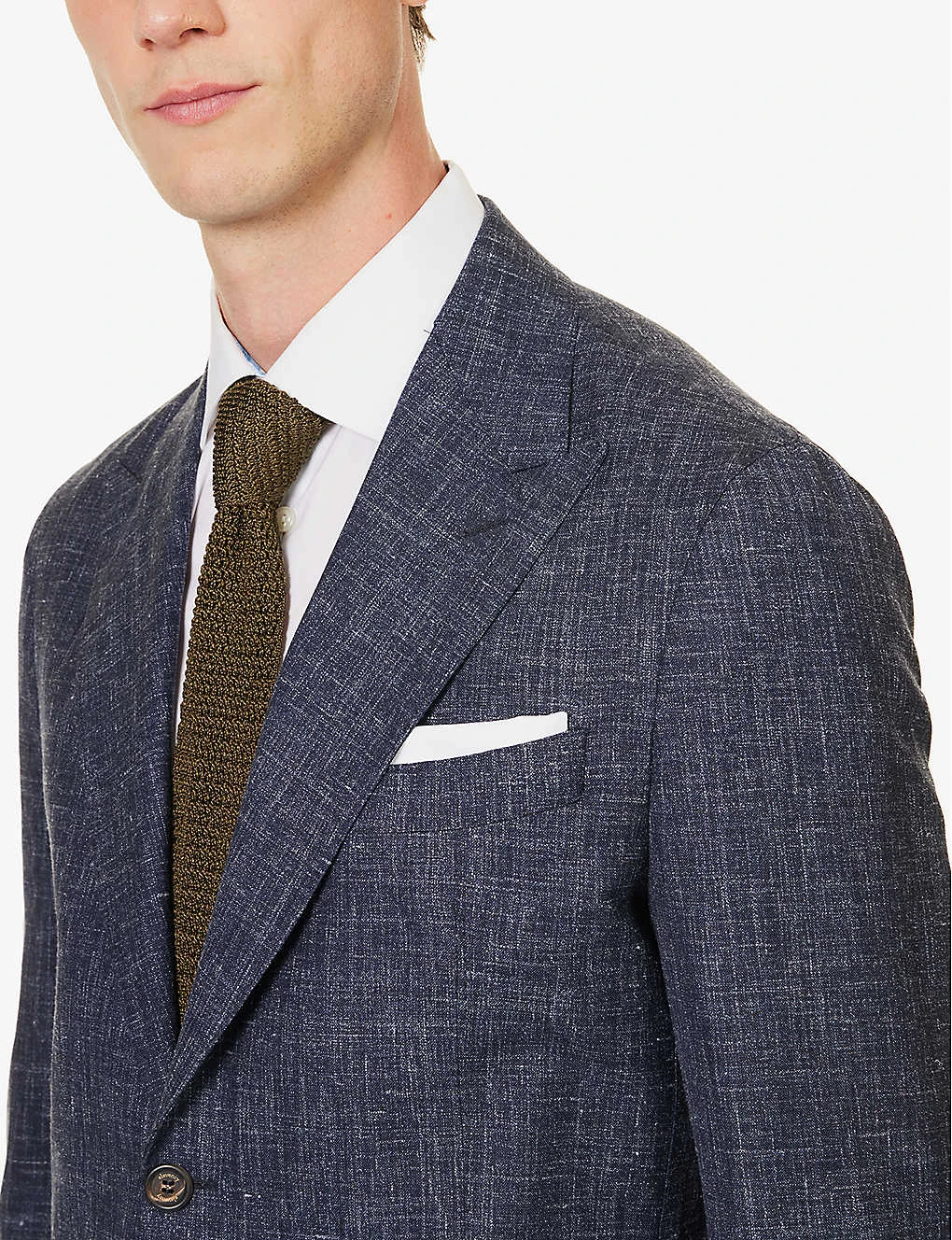 ELEVENTY Single-breasted Wool, Silk And Linen-blend Suit 5 ELEVENTY Single-breasted Wool, Silk And Linen-blend Suit - Image 5