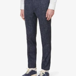 ELEVENTY Single-breasted Wool, Silk And Linen-blend Suit 14 ELEVENTY Single-breasted Wool, Silk And Linen-blend Suit -Default Template 4 R04082509 BLUE ALT06