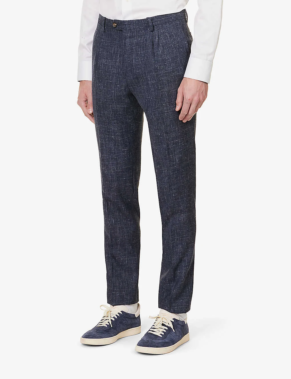 ELEVENTY Single-breasted Wool, Silk And Linen-blend Suit 7 ELEVENTY Single-breasted Wool, Silk And Linen-blend Suit - Image 7