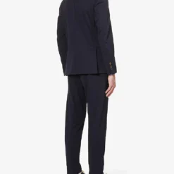 ELEVENTY Regular-fit Hooded Cotton-blend Suit -Default Template 4 R04082515 BLUE ALT03