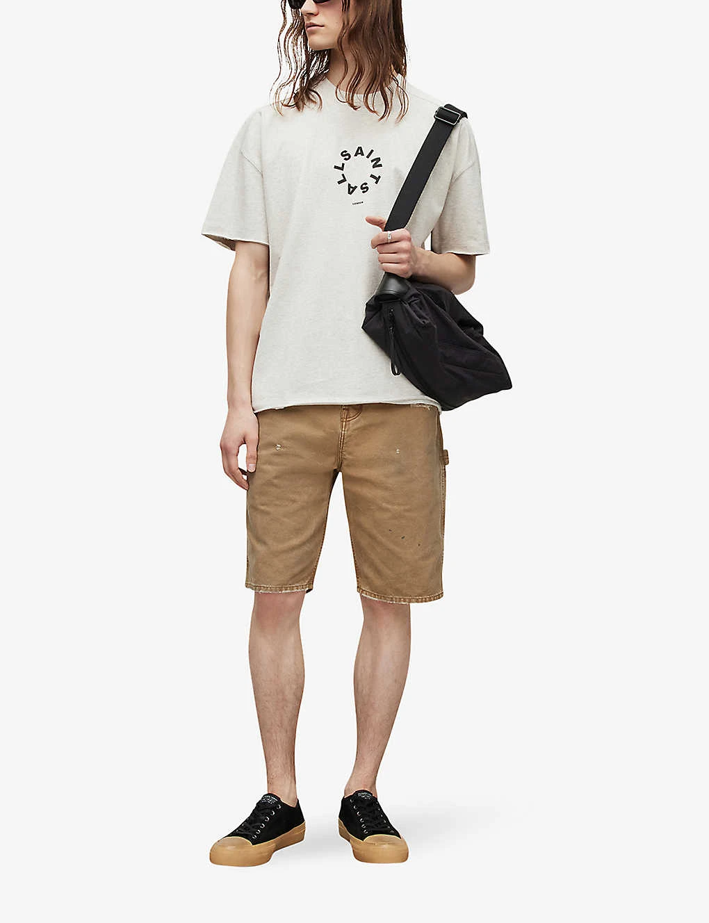 AllSaints Kayden Logo-print Organic-cotton T-shirt 2 AllSaints Kayden Logo-print Organic-cotton T-shirt - Image 2