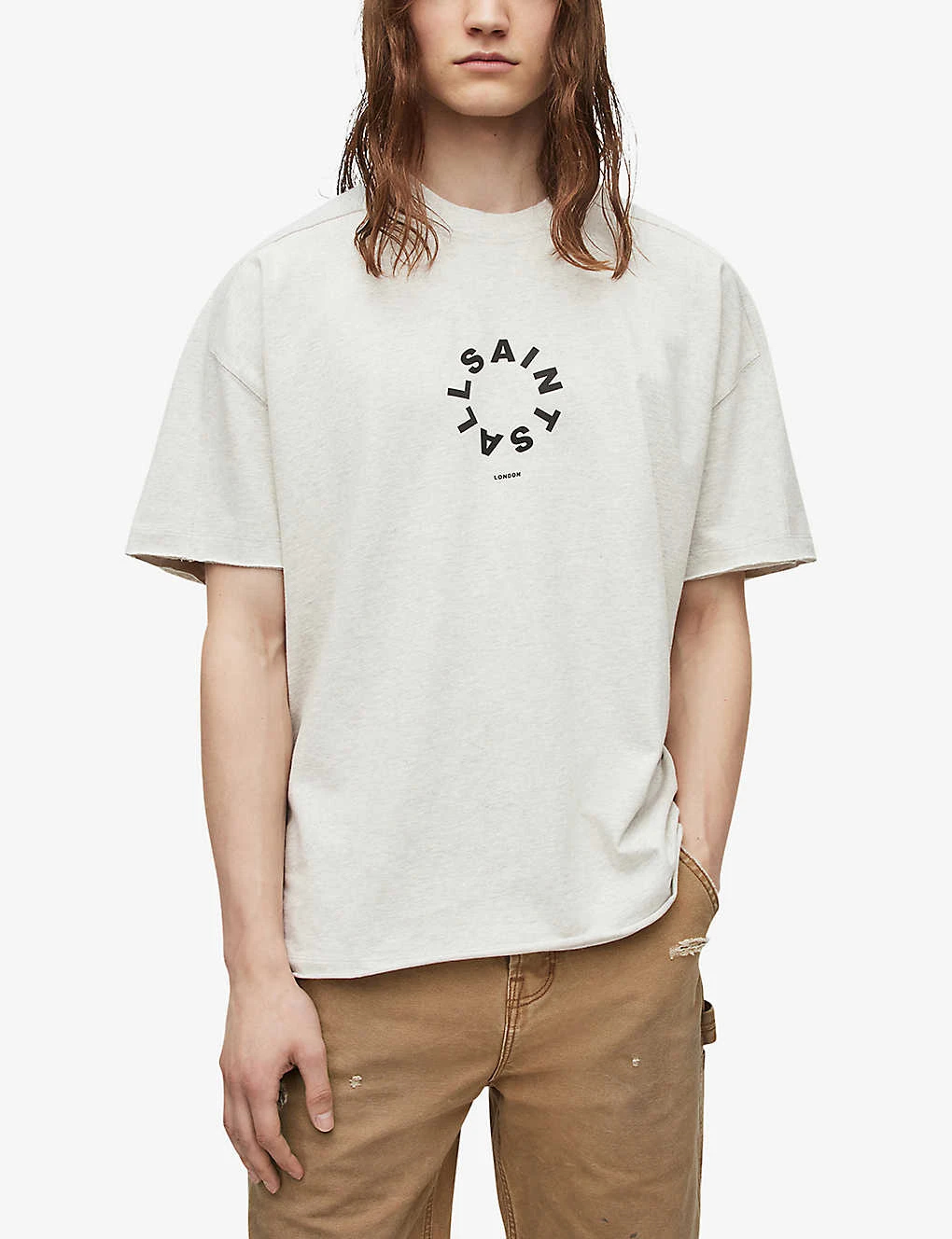 AllSaints Kayden Logo-print Organic-cotton T-shirt 3 AllSaints Kayden Logo-print Organic-cotton T-shirt - Image 3