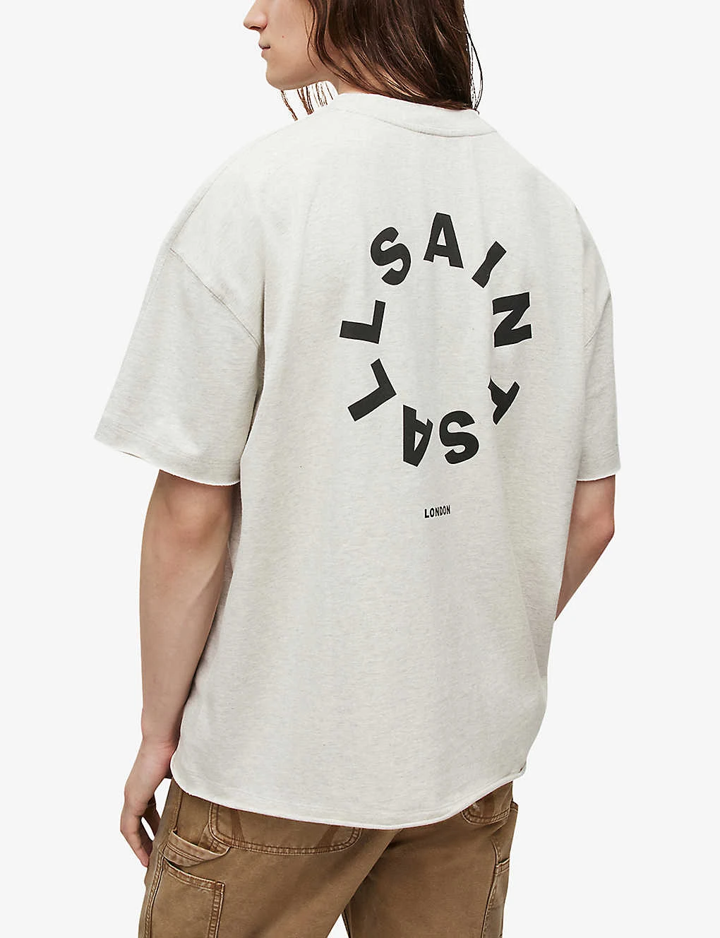 AllSaints Kayden Logo-print Organic-cotton T-shirt 4 AllSaints Kayden Logo-print Organic-cotton T-shirt - Image 4