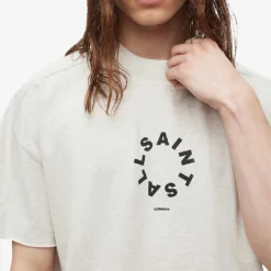 AllSaints Kayden Logo-print Organic-cotton T-shirt 9 AllSaints Kayden Logo-print Organic-cotton T-shirt -Default Template 4 R04085139 GREYMARL ALT04