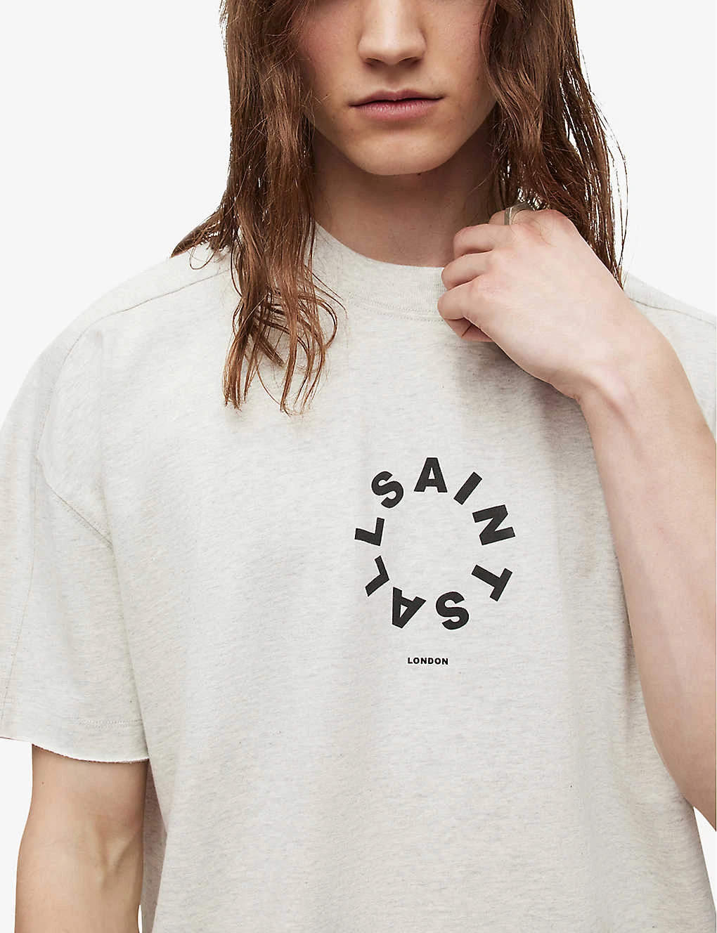 AllSaints Kayden Logo-print Organic-cotton T-shirt 5 AllSaints Kayden Logo-print Organic-cotton T-shirt - Image 5