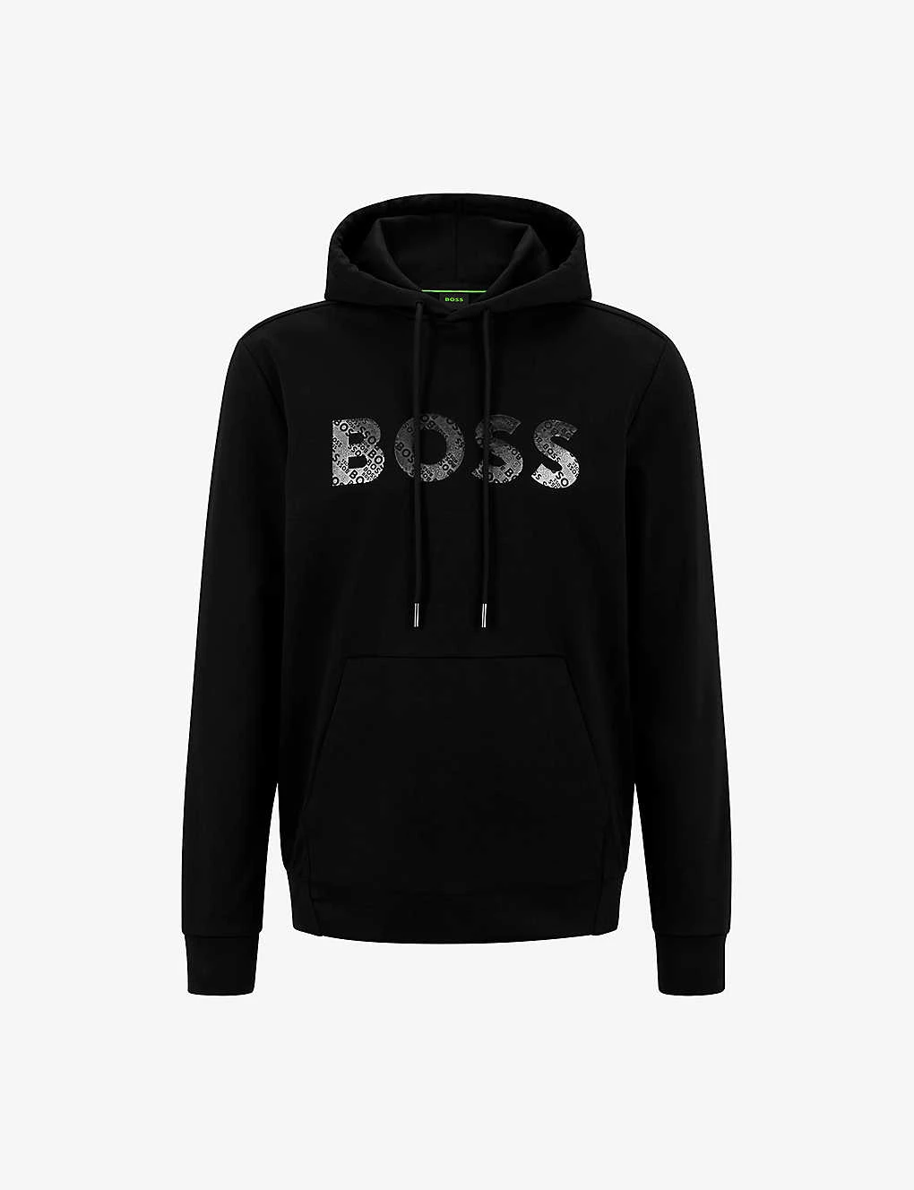 Boss Logo-print Relaxed-fit Cotton-blend Hoody 1 Boss Logo-print Relaxed-fit Cotton-blend Hoody