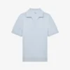 Reiss Felix Open-collar Ribbed Cotton Polo Shirt
