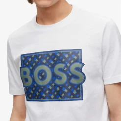 Boss Business Leisure Logo-print Cotton-jersey T-shirt 9 Boss Business Leisure Logo-print Cotton-jersey T-shirt -Default Template 4 R04093469 WHITE ALT04