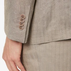 Giorgio Armani Double-breasted Regular-fit Woven Suit -Default Template 4 R04096683 PEWTER ALT05