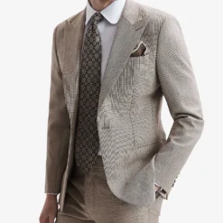 Reiss Pew Houndstooth Slim-fit Wool Blazer -Default Template 4 R04098634 BROWN ALT02