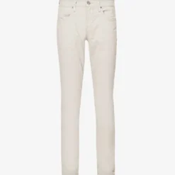 Paige Federal Straight-leg Mid-rise Stretch-denim Jeans