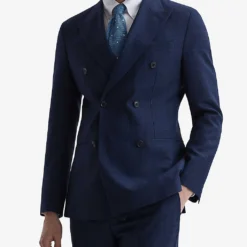Reiss Royce Prince Of Wales-check Wool Blazer -Default Template 4 R04116681 NAVY ALT02