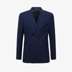 Reiss Royce Prince Of Wales-check Wool Blazer