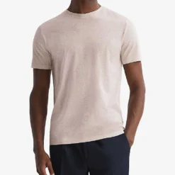 Reiss Bless Regular-fit Cotton T-shirt -Default Template 4 R04118744 OATMEALMELANGE ALT02