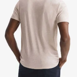 Reiss Bless Regular-fit Cotton T-shirt -Default Template 4 R04118744 OATMEALMELANGE ALT03