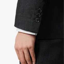 Prada Single-breasted Notched-lapel Wool-blend Jacket -Default Template 4 R04125439 ANTHRACITE ALT05