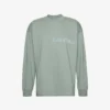 ESSENTIALS Brand-appliqué Long-sleeved Cotton-jersey T-shirt