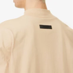 ESSENTIALS Logo-patch Relaxed-fit Cotton-blend Sweatshirt -Default Template 4 R04126216 SAND ALT04