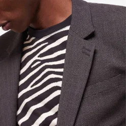 THE KOOPLES Notched-collar Single-breasted Stretch-wool Suit Jacket 9 THE KOOPLES Notched-collar Single-breasted Stretch-wool Suit Jacket -Default Template 4 R04127919 BLA02 ALT04