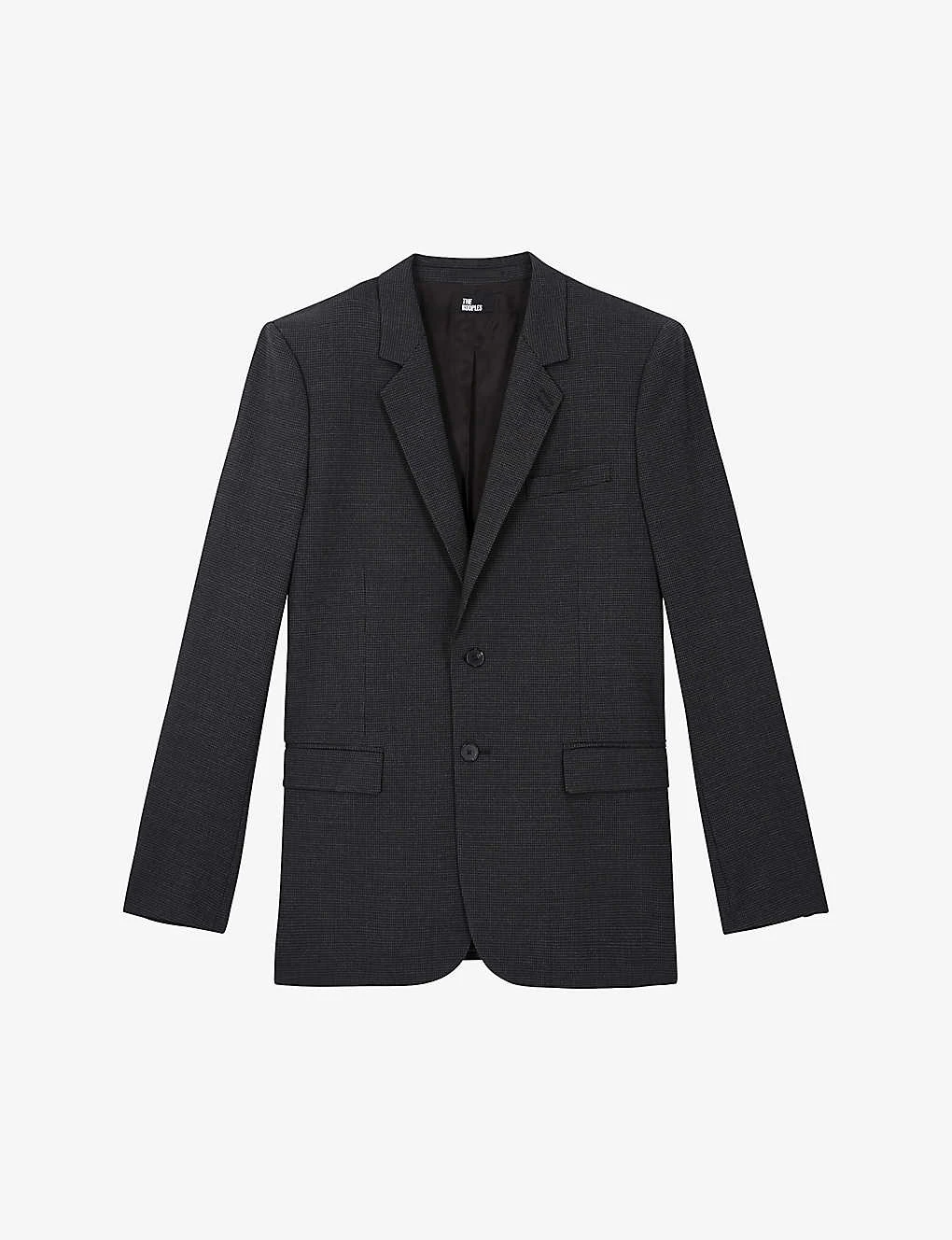 THE KOOPLES Notched-collar Single-breasted Stretch-wool Suit Jacket 1 THE KOOPLES Notched-collar Single-breasted Stretch-wool Suit Jacket