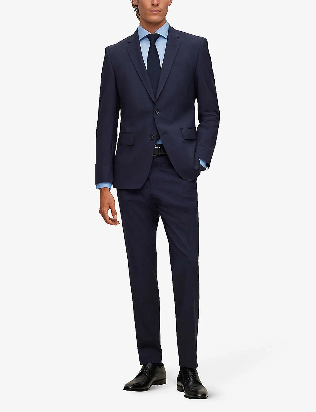 Boss Single-breasted Slim-fit Stretch-virgin Wool Suit 2 Boss Single-breasted Slim-fit Stretch-virgin Wool Suit - Image 2