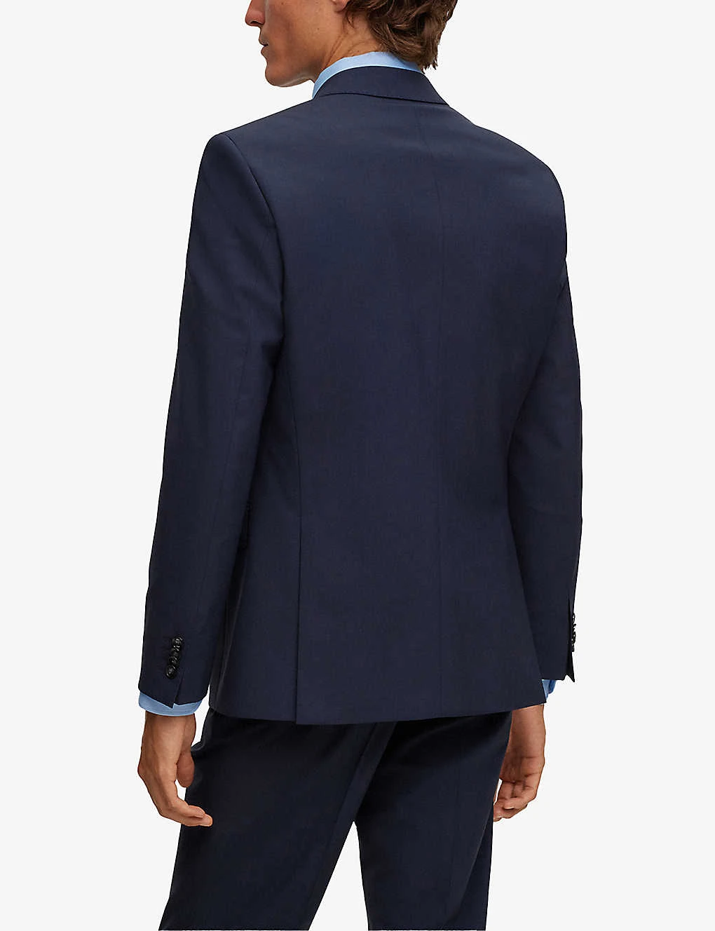 Boss Single-breasted Slim-fit Stretch-virgin Wool Suit 4 Boss Single-breasted Slim-fit Stretch-virgin Wool Suit - Image 4