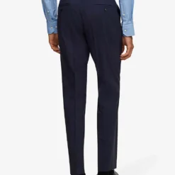 Boss Single-breasted Slim-fit Stretch-virgin Wool Suit 11 Boss Single-breasted Slim-fit Stretch-virgin Wool Suit -Default Template 4 R04128676 OPENBLUE ALT04