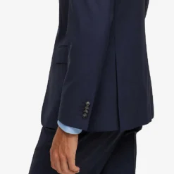 Boss Single-breasted Slim-fit Stretch-virgin Wool Suit 13 Boss Single-breasted Slim-fit Stretch-virgin Wool Suit -Default Template 4 R04128676 OPENBLUE ALT06