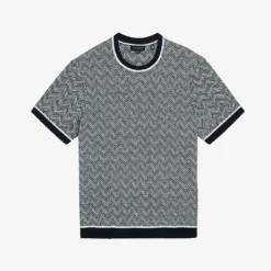 Ted Baker Nudla Zig-zag Knitted T-shirt