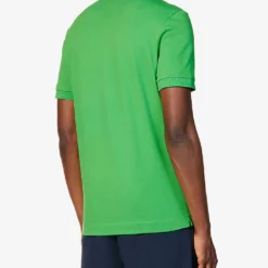 Lacoste Brand-appliqué Regular-fit Cotton-blend Polo Shirt -Default Template 4 R04134890 TARRAGONGREEN ALT03