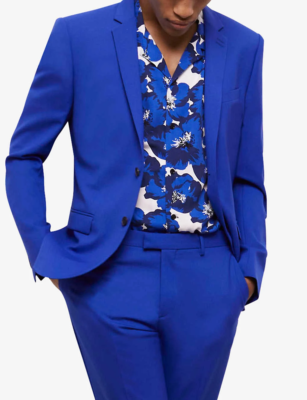 THE KOOPLES Single-breasted Slim-fit Wool Suit Jacket 3 THE KOOPLES Single-breasted Slim-fit Wool Suit Jacket - Image 3