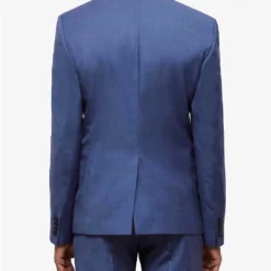 THE KOOPLES Single-breasted Peak-lapels Wool Blazer 8 THE KOOPLES Single-breasted Peak-lapels Wool Blazer -Default Template 4 R04137104 BLU01 ALT03