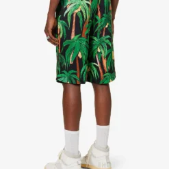 Palma Black Graphic-print Relaxed-fit Woven Shorts -Default Template 4 R04140916 BLACK ALT03