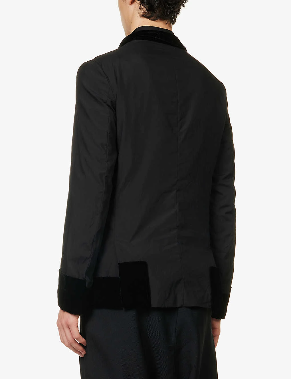 Unisex Single-breasted Regular-fit Woven Jacket 4 Unisex Single-breasted Regular-fit Woven Jacket - Image 4