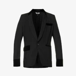 Unisex Single-breasted Regular-fit Woven Jacket