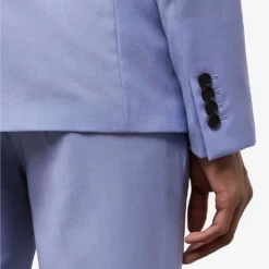 THE KOOPLES Single-breasted Slim-fit Wool Jacket 9 THE KOOPLES Single-breasted Slim-fit Wool Jacket -Default Template 4 R04147353 BLU03 ALT04