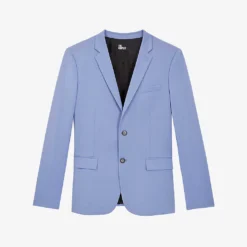 THE KOOPLES Single-breasted Slim-fit Wool Jacket