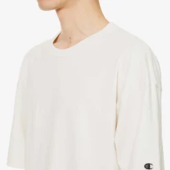 Champion Brand-appliqué Crewneck Cotton-jersey T-shirt -Default Template 4 R04147802 EGT ALT04