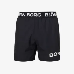 Bjorn Borg Borg Brand-print Stretch-recycled Polyester Shorts