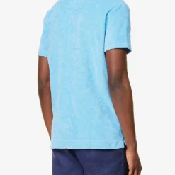 ORLEBAR BROWN Towelling-texture Short-sleeved Cotton-terry Polo Shirt -Default Template 4 R04150077 RIVIERA ALT03