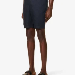 ORLEBAR BROWN Cornell Regular-fit Linen Shorts -Default Template 4 R04150113 NIGHTIRIS ALT02