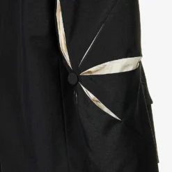 Origami Laser-cur Regular-fit Woven Blazer 11 Origami Laser-cur Regular-fit Woven Blazer -Default Template 4 R04152306 BLACK ALT05