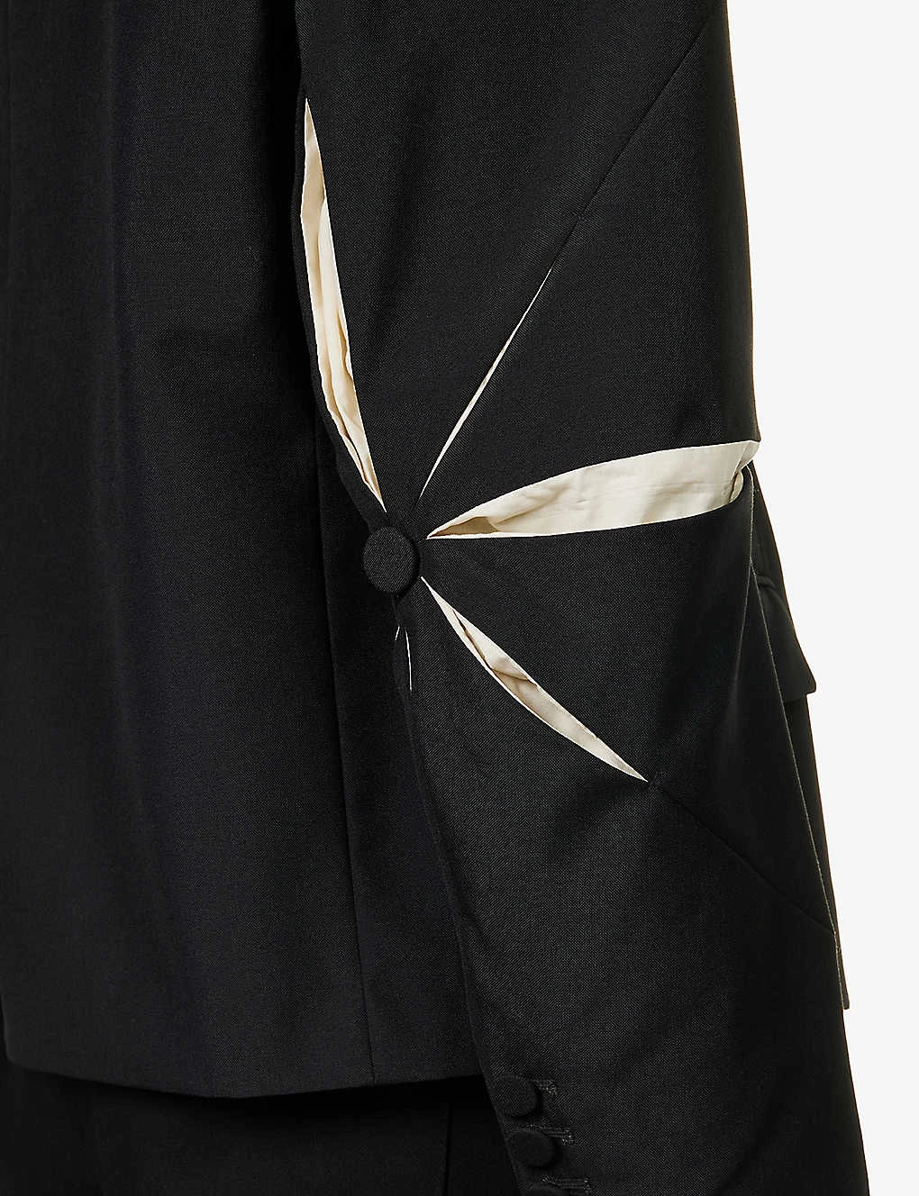 Origami Laser-cur Regular-fit Woven Blazer 6 Origami Laser-cur Regular-fit Woven Blazer - Image 6