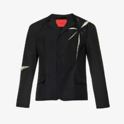Origami Laser-cur Regular-fit Woven Blazer