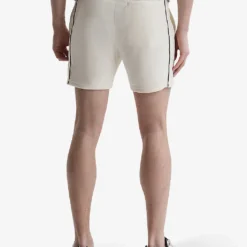 Reiss Fredericks Elasticated-waist Side-stripe Velour Shorts -Default Template 4 R04154542 ECRU ALT03