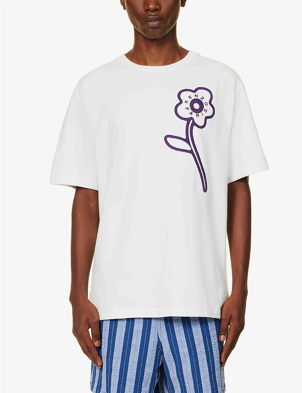 Kenzo Rue Vivienne Floral-print Cotton-jersey T-shirt 3 Kenzo Rue Vivienne Floral-print Cotton-jersey T-shirt - Image 3